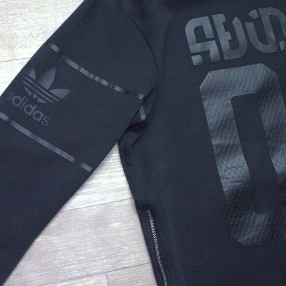 [BS2717] Mens Adidas Winter D-Crew Sweater Black Size M - Picture 4 of 5